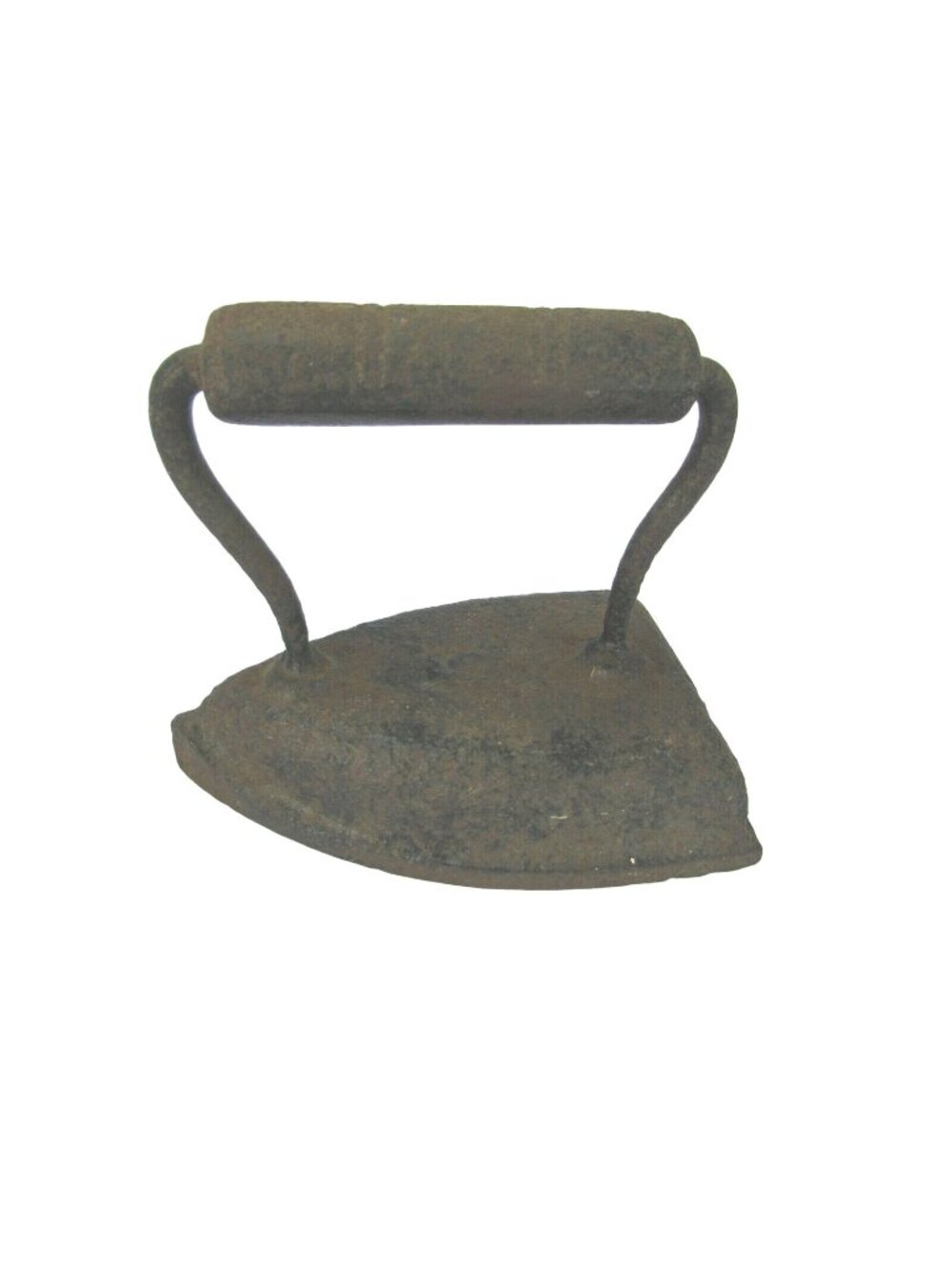Antique Sad Iron Cast Iron #5 Flat Iron Book End Door Stop Rustic 30185
